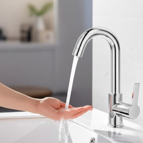 PLE-1207 SWAN NECK,Gooseneck faucet