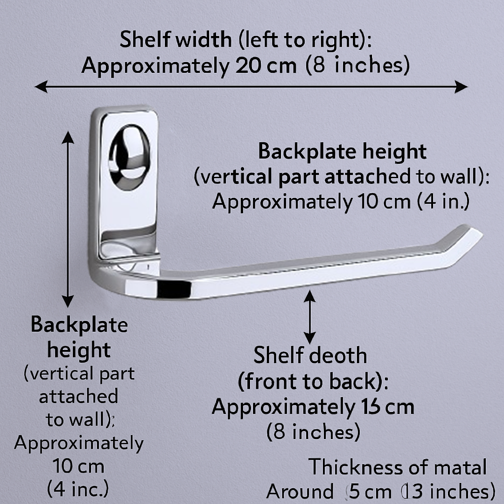 M-203 Napkin Rod,Stainless Steel - Image 2