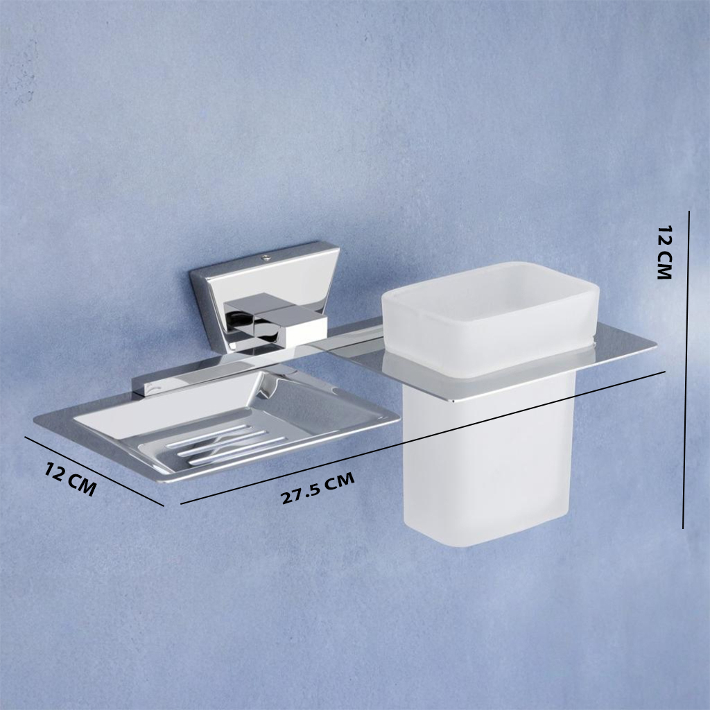 AC-509 Soap dish +Tumbler Holder ,Stainless Steel (304) - Image 6