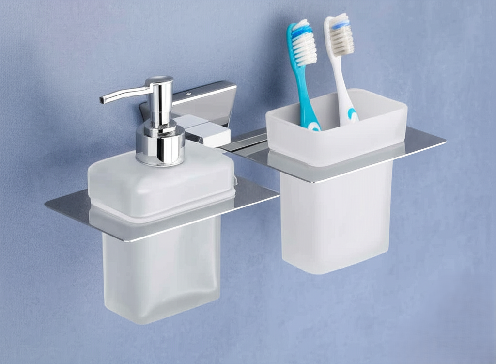 AC-510 Liquid Dispencer+Tumbler Holder ,Stainless Steel (304) - Image 2