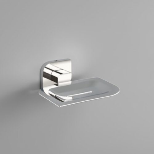F-1103 BRASS SOAP DISH(CHROME),(BRASS)