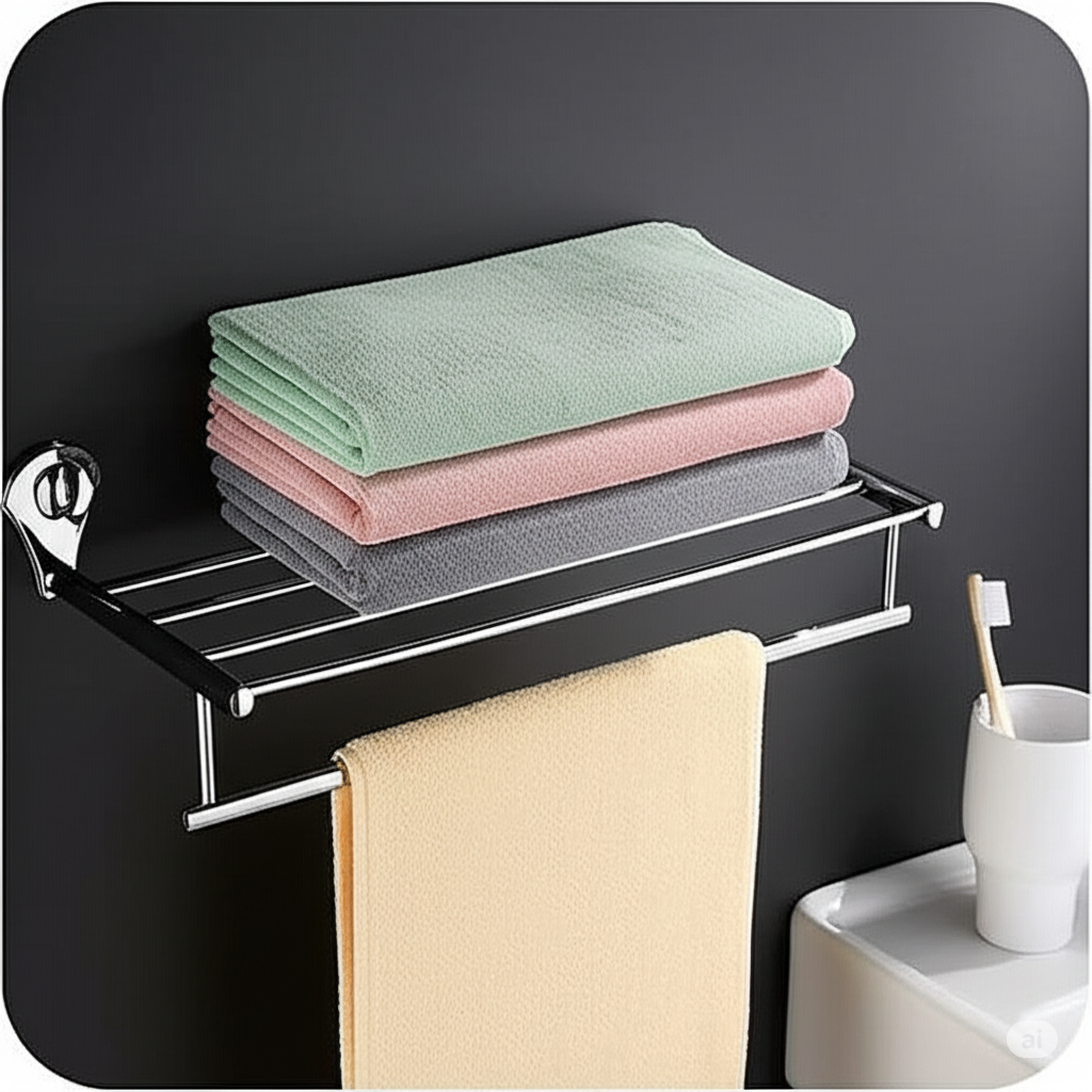 R- 101 Towel Rack,Stainless Steel - Image 2