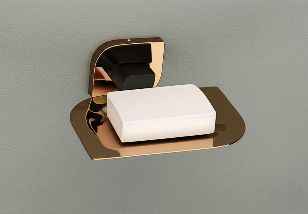 F-1103 BRASS SOAP DISH (DUAL),(BRASS) - Image 4
