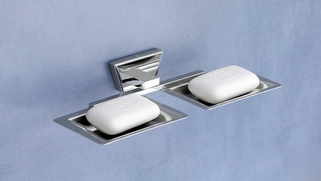 AC-508 DOUBLE SOAP DISH ,Stainless Steel (304) - Image 3
