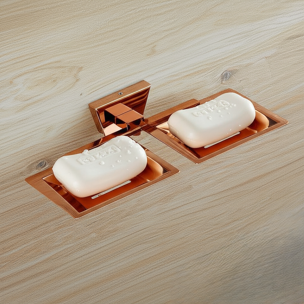 AR-508 DOUBLE SOAP DISH,Stainless Steel (304) - Image 2
