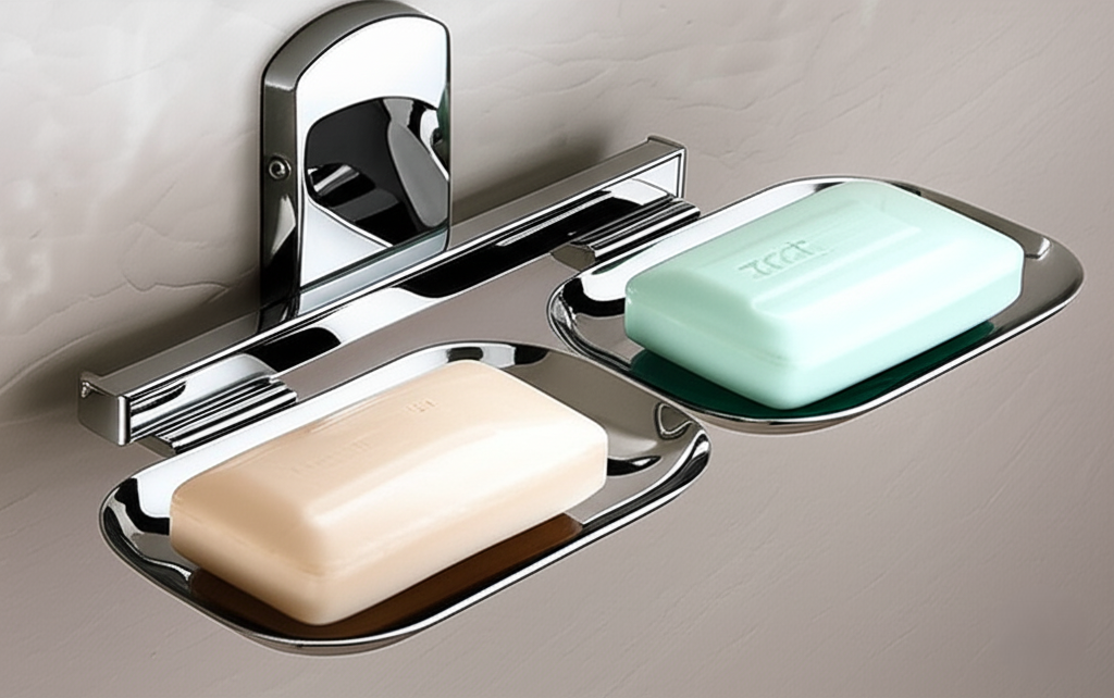 N-407 DOUBLE SOAP DISH,Stainless Steel (304) - Image 3
