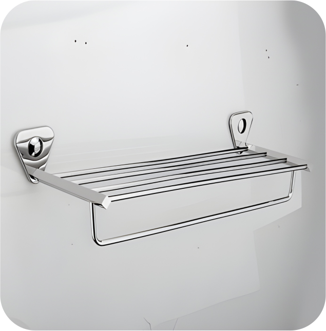 P-301 Towel Rack Stainless Steel - Image 2