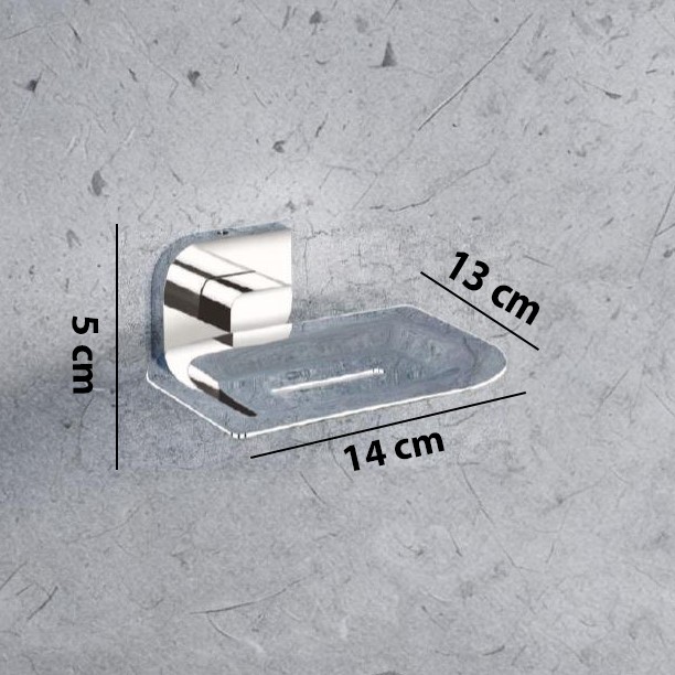 F-1103 BRASS SOAP DISH(CHROME),(BRASS) - Image 5