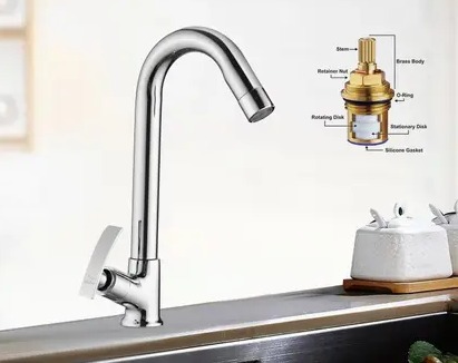 APX-1407 Swan Neck,High neck faucet - Image 2