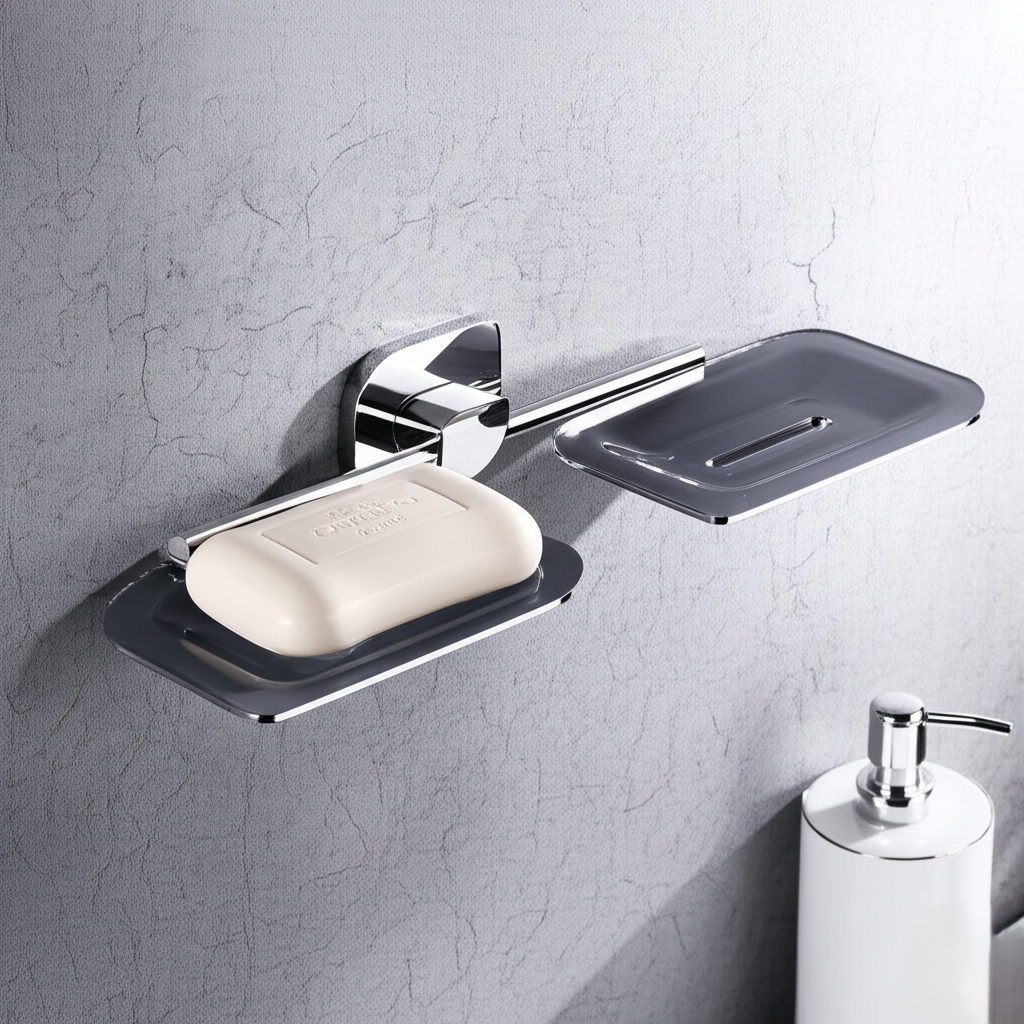 F-1108 DOUBLE SOAP DISH,(BRASS) - Image 2