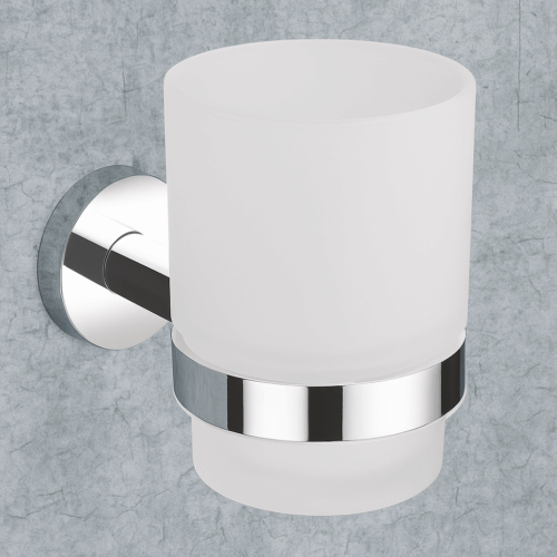 G-1411 Glass Tumbler Holder,(BRASS)