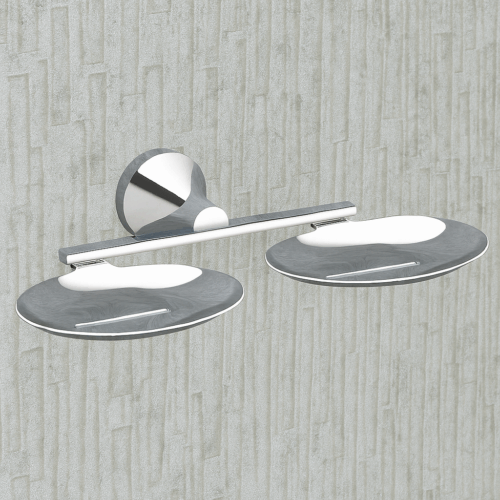 R-505 DOUBLE SOAP DISH,(BRASS)
