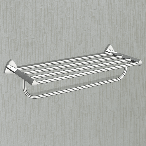 D-702 TOWEL RACK CHROME, (BRASS)