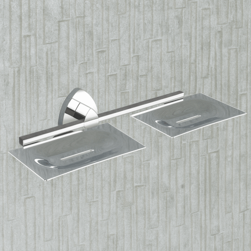 D-704 BRASS DOUBLE SOAP DISH,(BRASS)