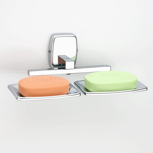 S-307 DOUBLE SOAP DISH ,Stainless Steel (304)
