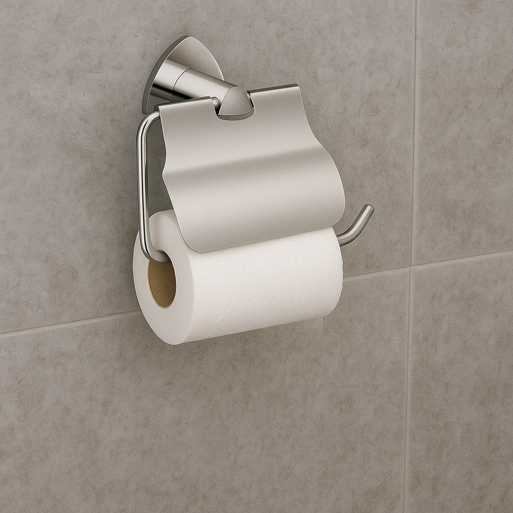 D-716 PAPER HOLDER WITH LID (BRASS) - Image 5