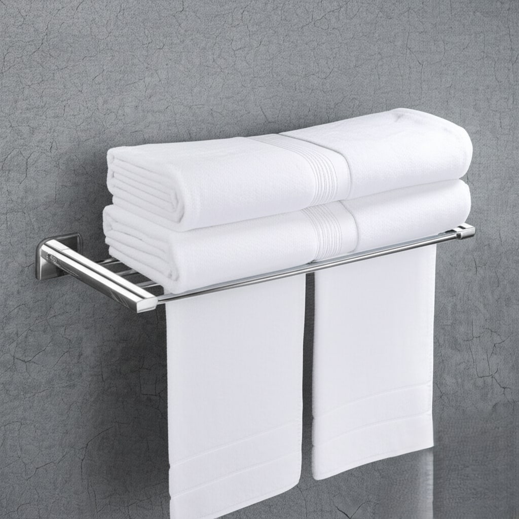 F-1102 TOWEL RACK (CHROME),(BRASS) - Image 6