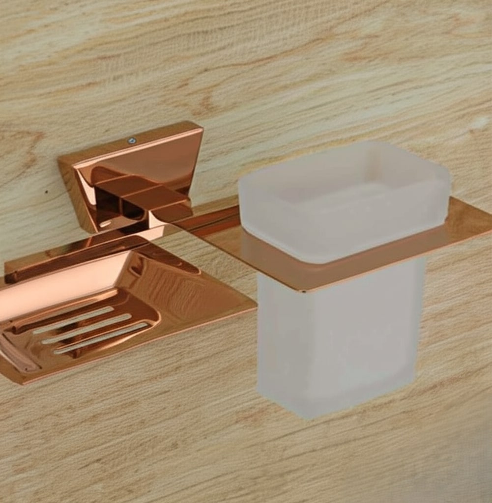 AR-509 SOAP DISH + TUMBLER HOLDER,Stainless Steel (304) - Image 4
