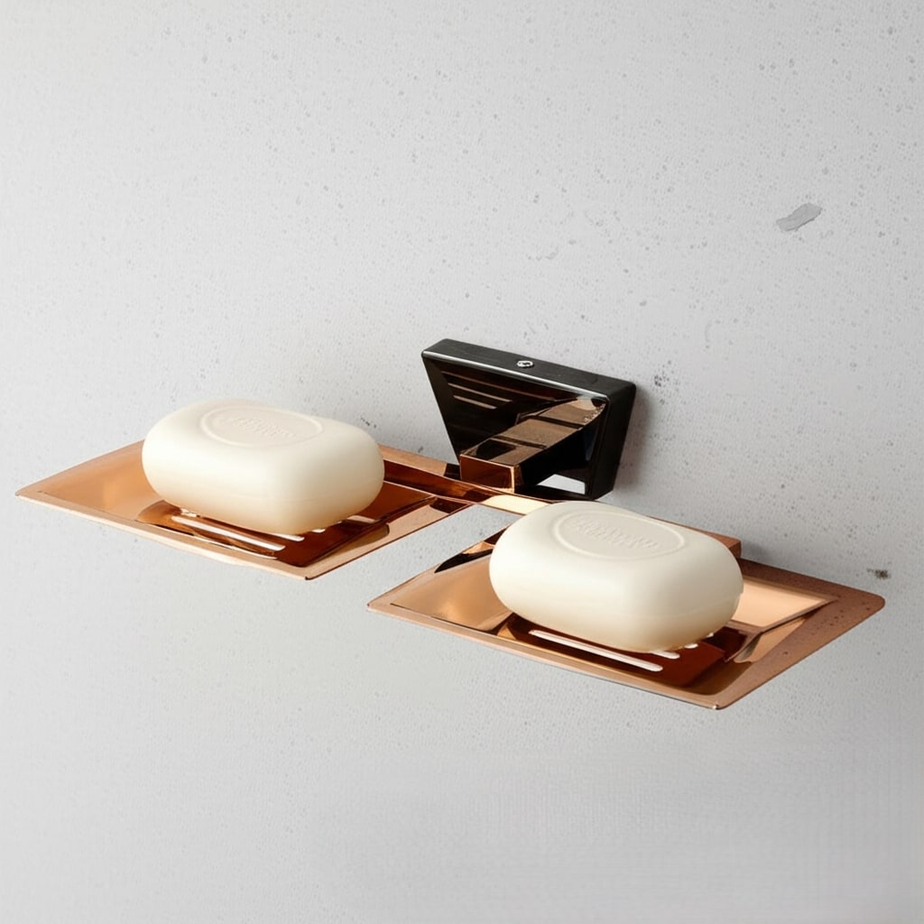 ABR-508 DOUBLE SOAP DISH,Stainless Steel (304) - Image 3
