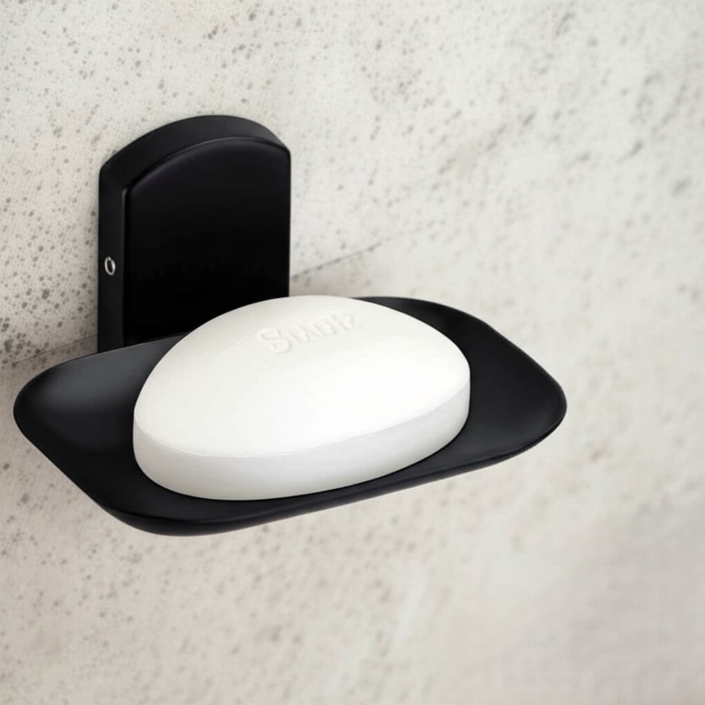 N-408 SOAP DISH (BLACK) stainless Steel 304 - Image 2