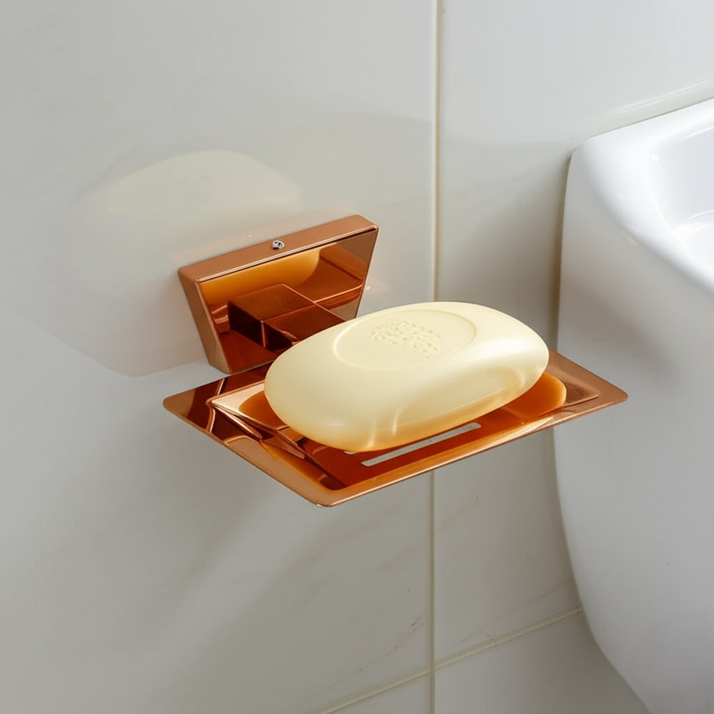 AR-503 Rose Gold Soap Dish,Stainless Steel (304) - Image 5