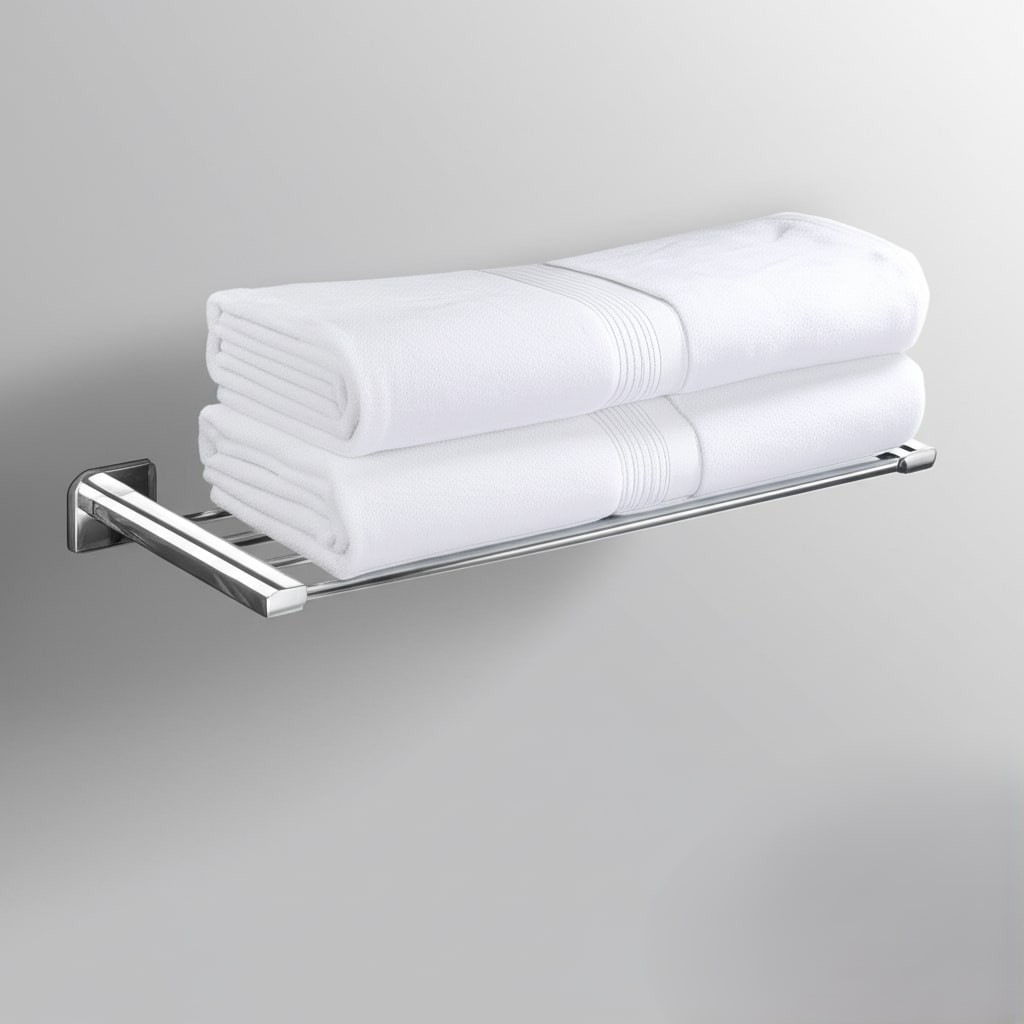 F-1102 TOWEL RACK (CHROME),(BRASS) - Image 5