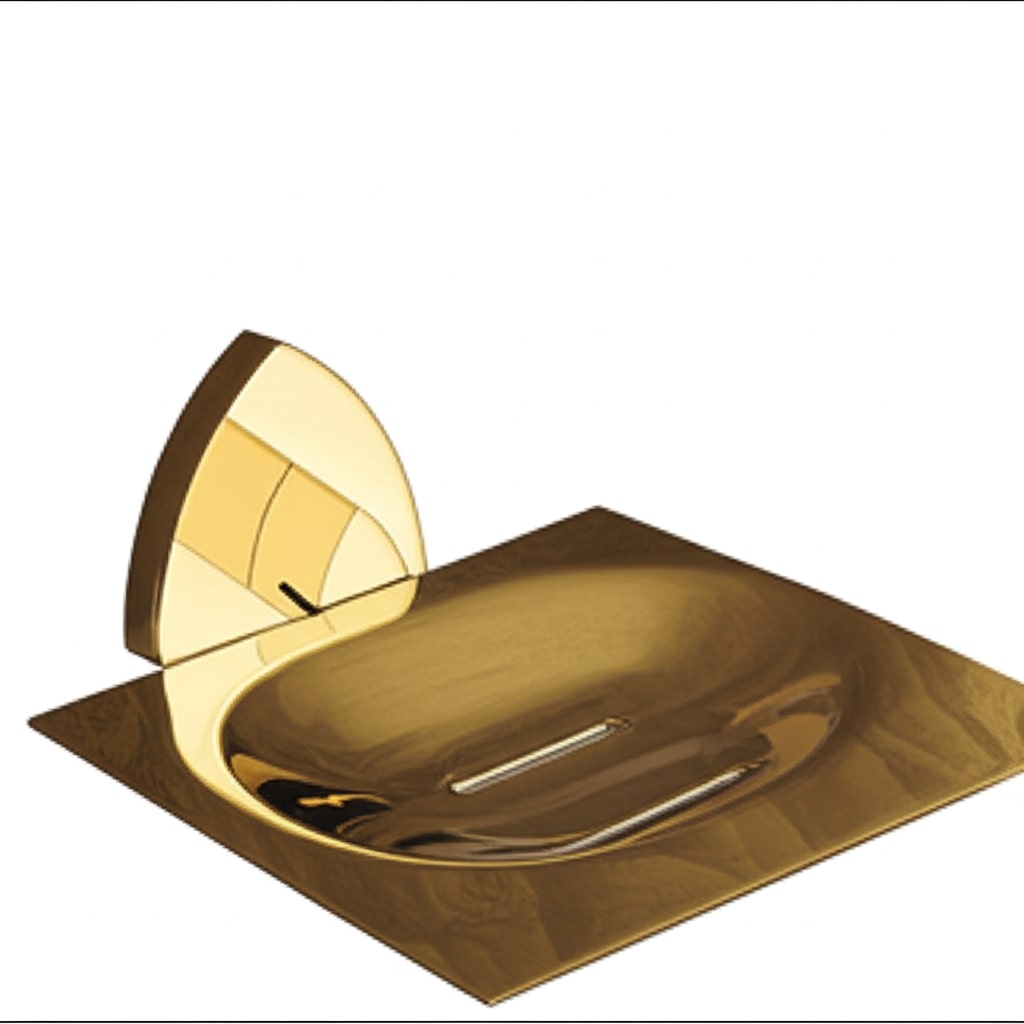 D-703 BRASS SOAP DISH (GOLD),(BRASS) - Image 2