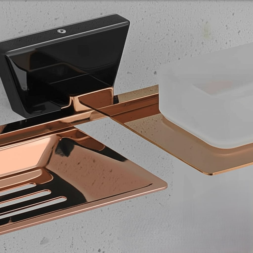 ABR-509 SOAP DISH + TUMBLER HOLDER,Stainless Steel (304) - Image 4