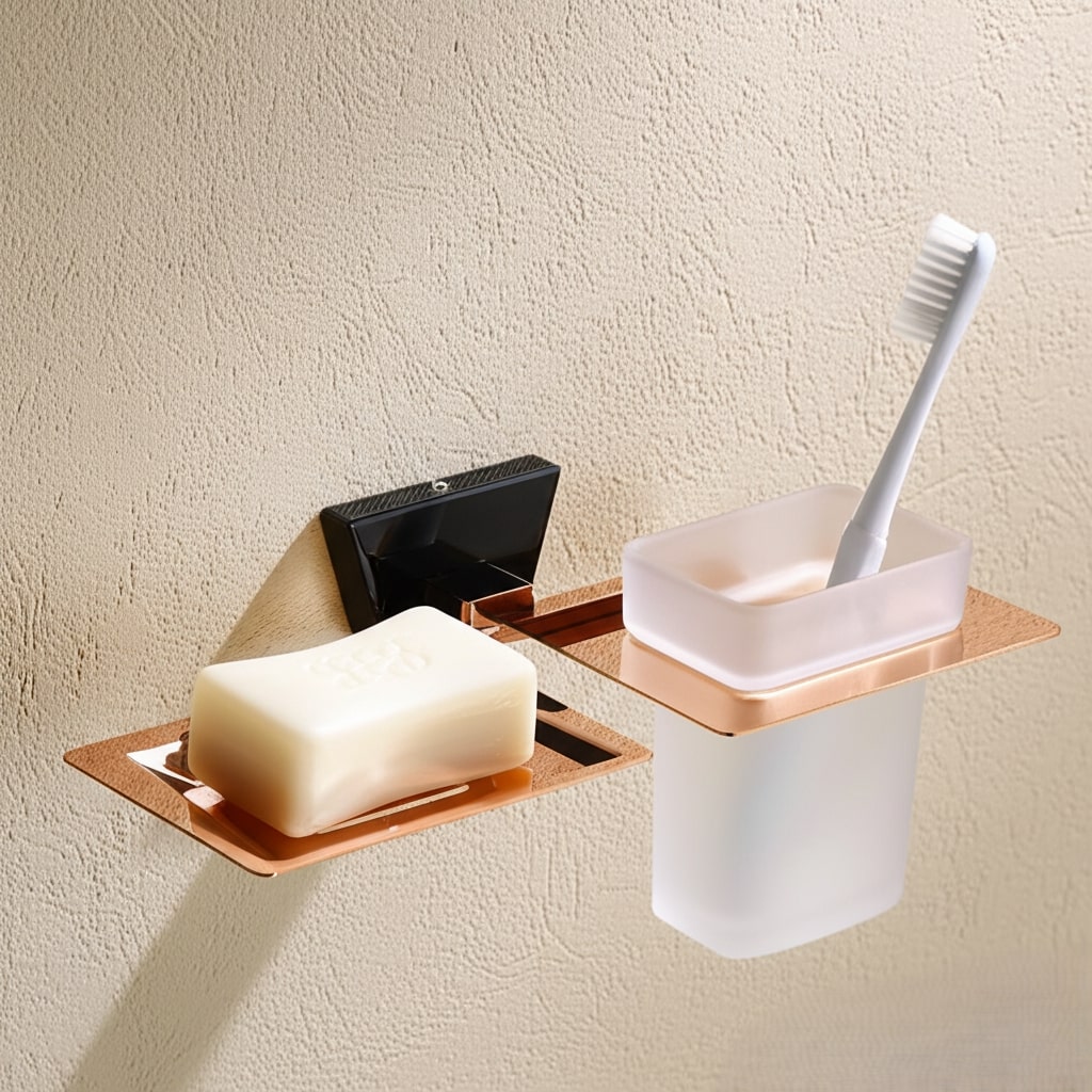 ABR-509 SOAP DISH + TUMBLER HOLDER,Stainless Steel (304) - Image 5