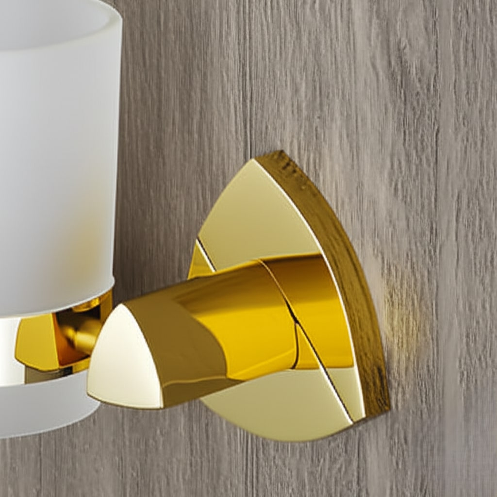 D-710 GLASS TUMBLER HOLDER (GOLD),(BRASS) - Image 5