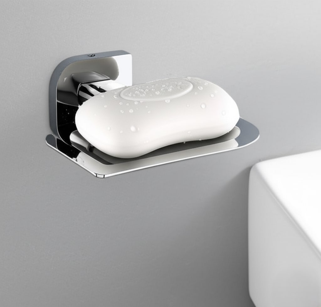 F-1103 BRASS SOAP DISH(CHROME),(BRASS) - Image 4