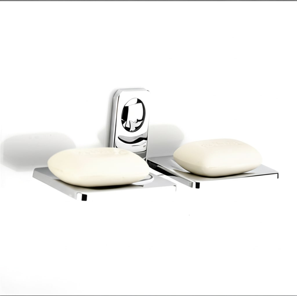 M-207 Double Soap Dish,Stainless Steel - Image 3