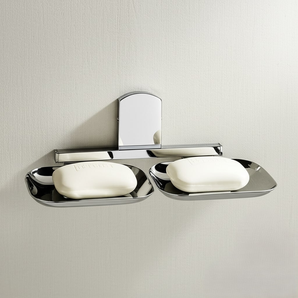 N-407 DOUBLE SOAP DISH,Stainless Steel (304) - Image 7