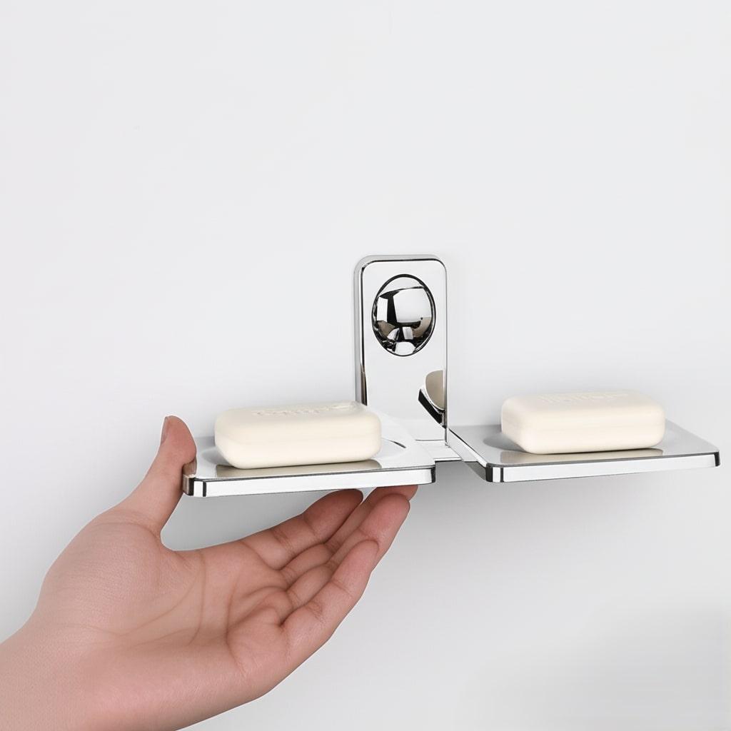 M-207 Double Soap Dish,Stainless Steel - Image 6