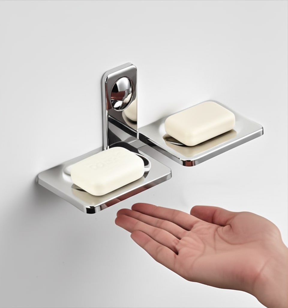 M-207 Double Soap Dish,Stainless Steel - Image 4