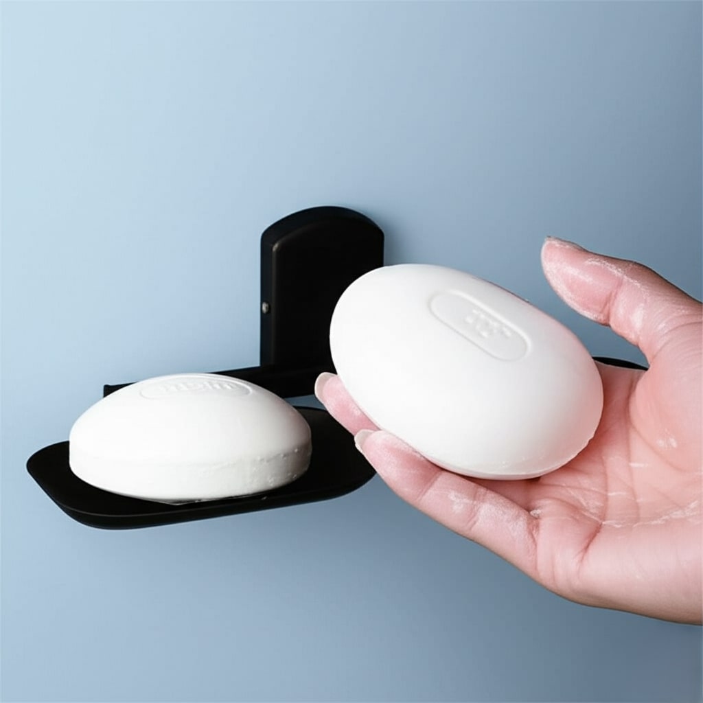 N-407 DOUBLE SOAP DISH (BLACK) Stainless Steel 304 - Image 5