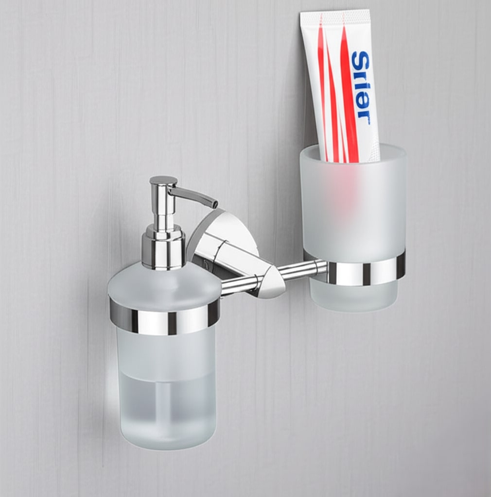 D-713 LIQUID DISPENCE+TUMBLER HOLDER (BRASS) - Image 5