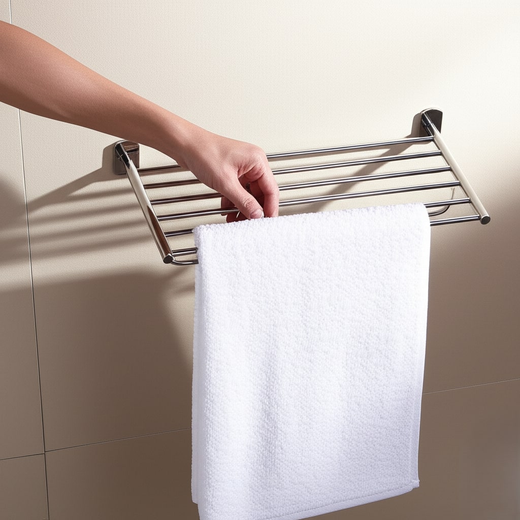 N-401 TOWEL RACK,Stainless Steel (304) - Image 6