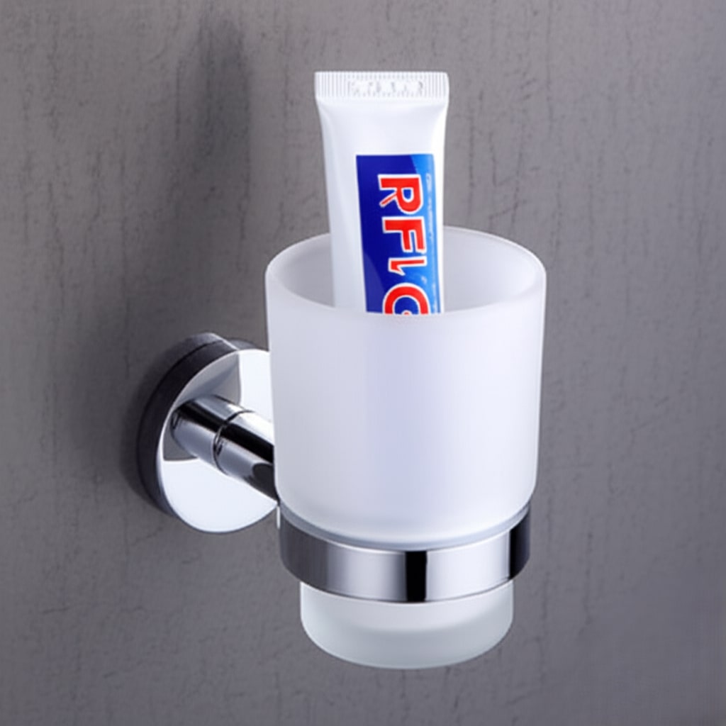 G-1411 Glass Tumbler Holder,(BRASS) - Image 5
