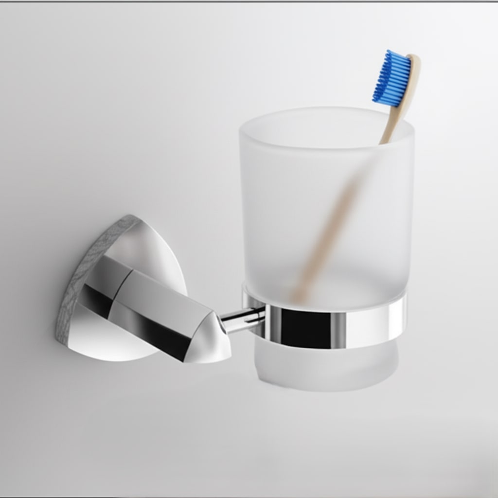 D-710 GLASS TUMBLER HOLDER,(BRASS) - Image 2