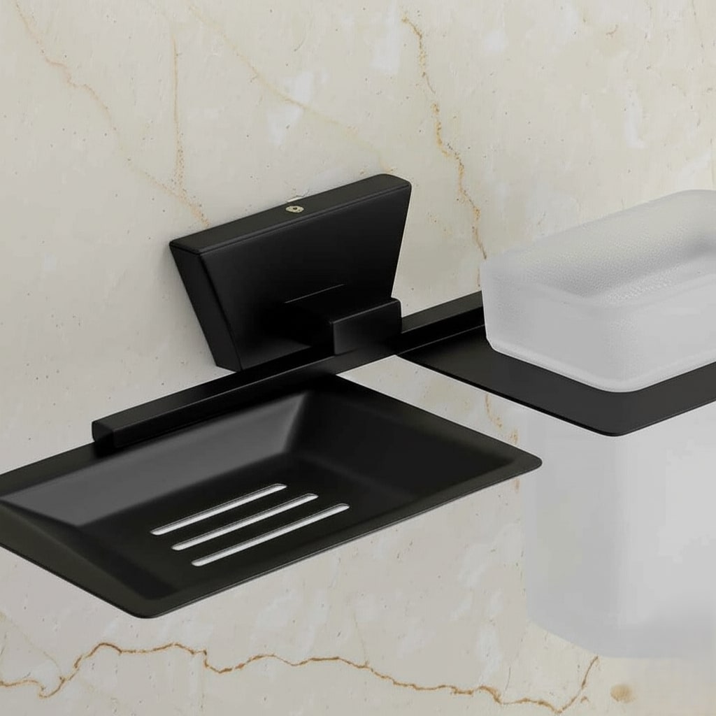 ABM-509 SOAP DISH + TUMBLER HOLDER,Stainless Steel (304) - Image 5