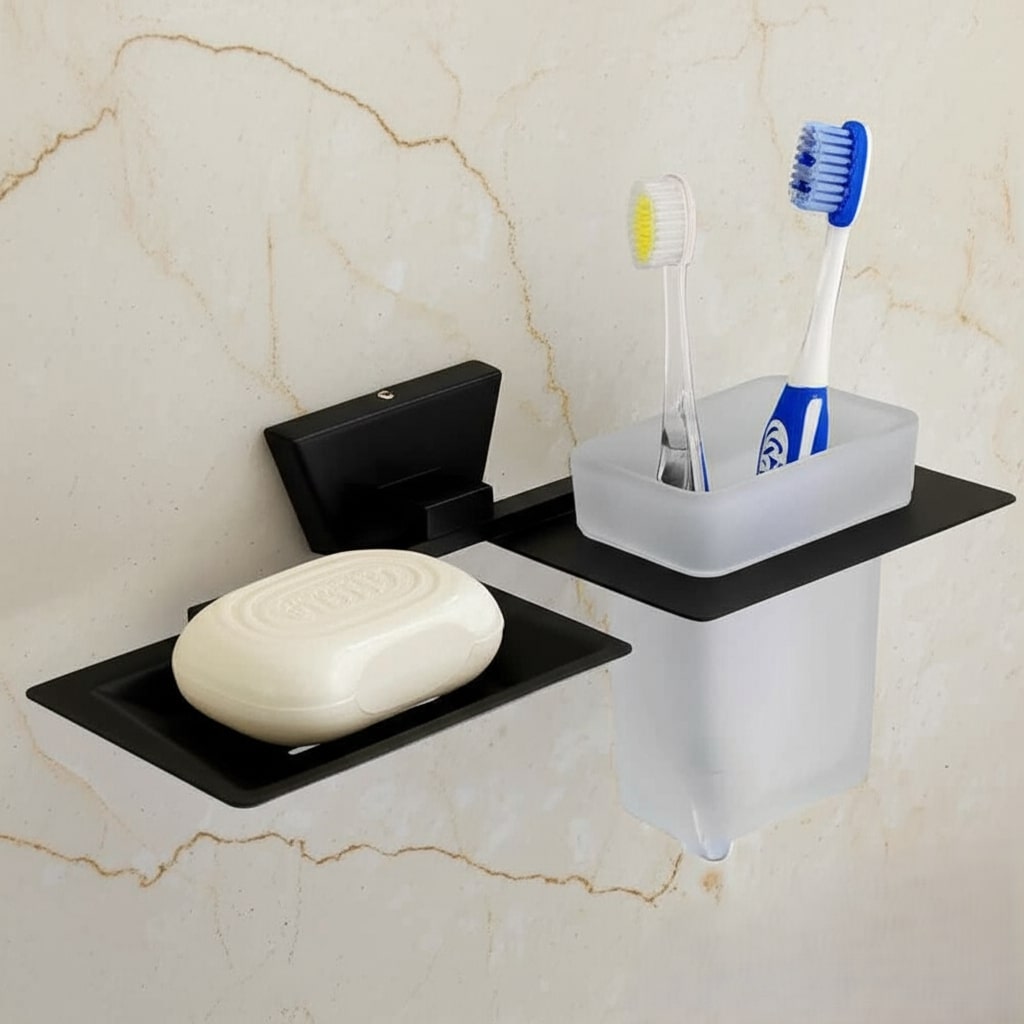 ABM-509 SOAP DISH + TUMBLER HOLDER,Stainless Steel (304) - Image 6