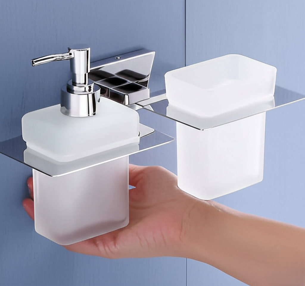 AC-510 Liquid Dispencer+Tumbler Holder ,Stainless Steel (304) - Image 6