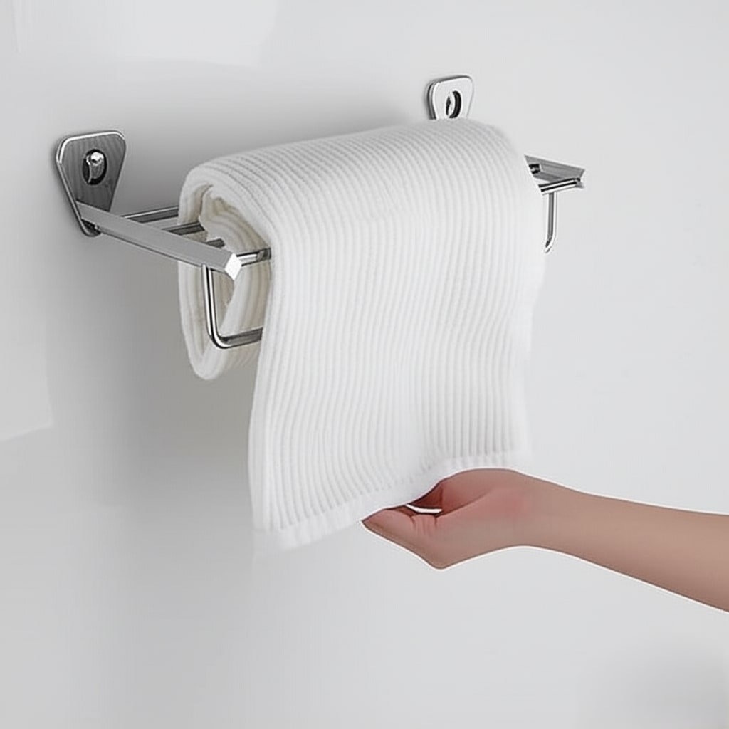 P-301 Towel Rack Stainless Steel - Image 4