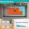 XYLOAN Waterfall Kitchen Sink (30x18x9)S.S304 - Image 5
