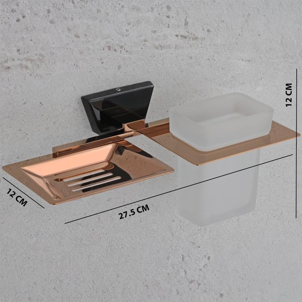 ABR-509 SOAP DISH + TUMBLER HOLDER,Stainless Steel (304) - Image 7