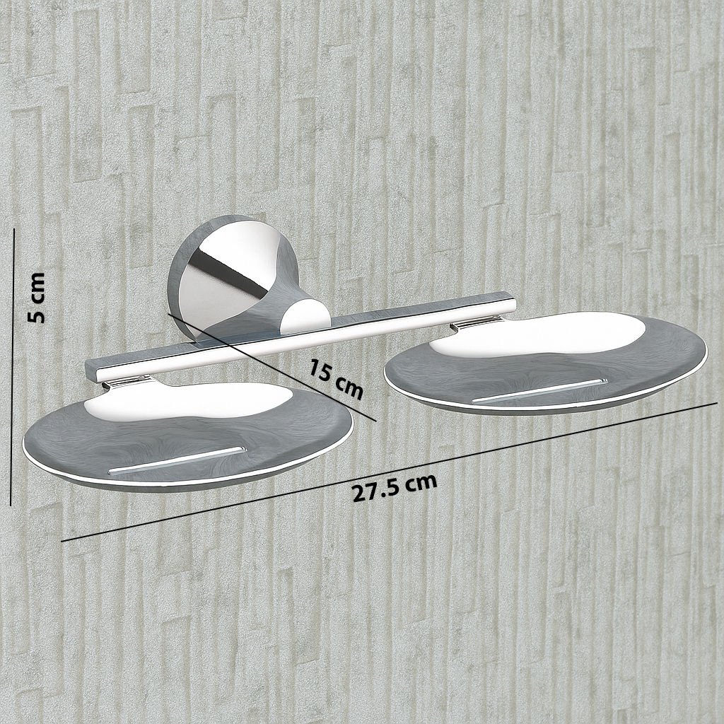 R-505 DOUBLE SOAP DISH,(BRASS) - Image 6