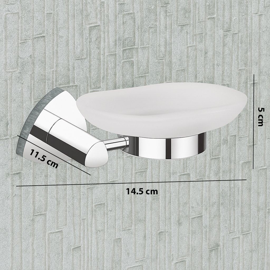 D-711 GLASS SOAP DISH,(BRASS) - Image 7