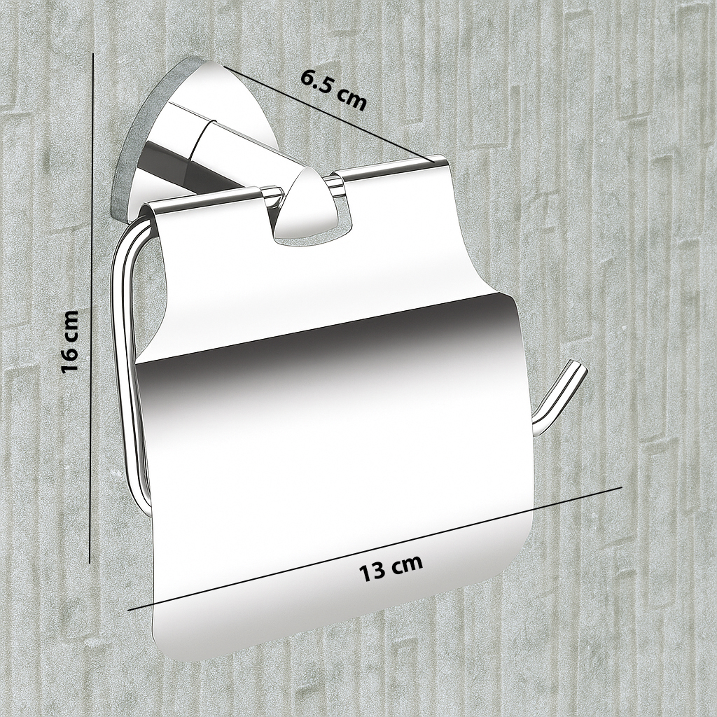 D-716 PAPER HOLDER WITH LID (BRASS) - Image 6