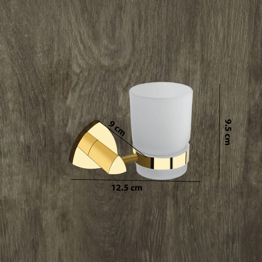 D-710 GLASS TUMBLER HOLDER (GOLD),(BRASS) - Image 7